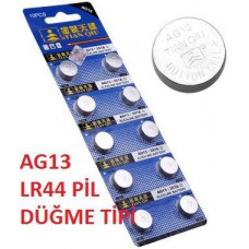 AG13 Lityum Düğme Tipi Alkaline Pil 10'lu