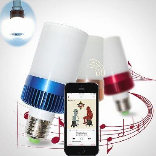   Bluetooth Akıllı Led Ampül Speaker  Telefondan Kumanda 