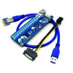 Bitcoin Mining Ekran Kartı Uzatma PCI 1X TO 16X USB 3.0 Riser 