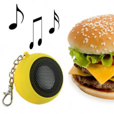 Hamburger Mini Speaker Anahtarlıklı